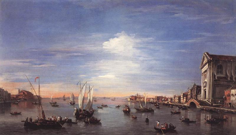 GUARDI, Francesco The Giudecca Canal with the Zattere dgh Sweden oil painting art